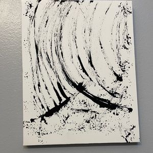 8x10 acrylic abstract canvas hand paint wall art